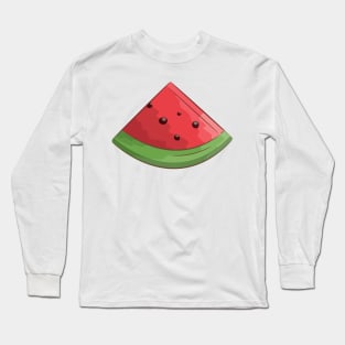 Watermelon Slice Long Sleeve T-Shirt